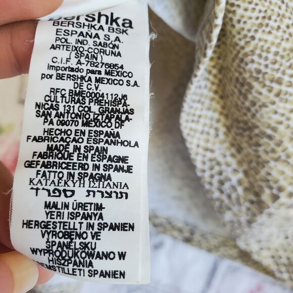 Vintage Bershka Women's Size Medium Snake Print Tank Top Camisole Y2K 90s Animal - Picture 2 of 6